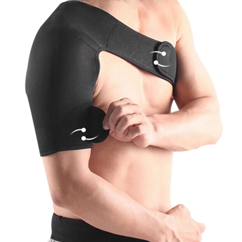 Для мужчин и женщин, для внутреннего спорта, магнитный, левый, правый, на одно плечо, поддержка мышц, ремень, обертывание, ремень, накладка на плечо, повязка для ухода
