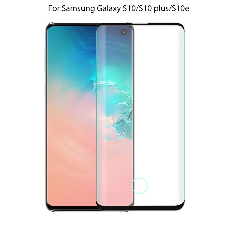 3D полное изогнутое закаленное стекло для Samsung Galaxy S9 S10 plus S10e Защитная пленка