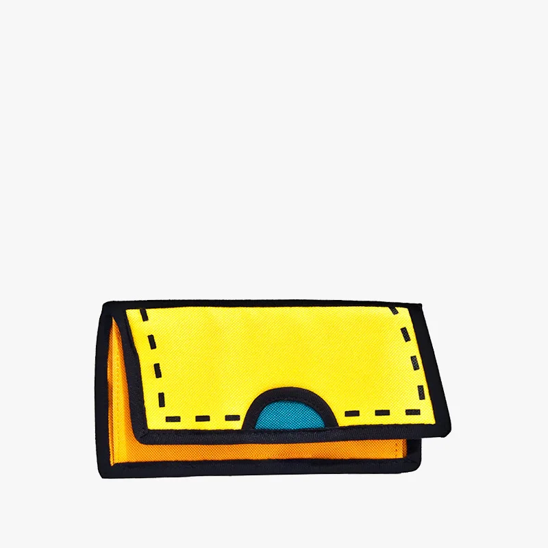 

2017 Newest 2D Women's Standard Wallets!Hot 3D Canvas Lady's lady wallet Vintage Hasp Long wallets High-quality comic book bag