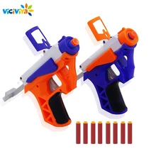 Viciviya детские игрушки мягкие EVA Пули, игрушечный пистолет для N-Strike пуля Дартс круглая голова бластеры EP детские игрушки с 4 пулями