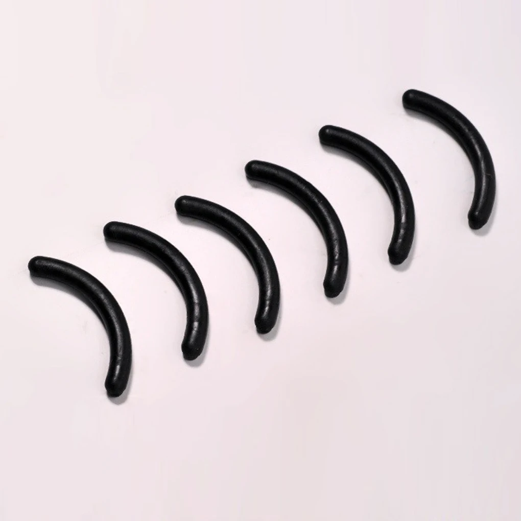 Hot! 10/20/50PCS Women's Eyelash Curler Pad Rubber Eyelash Clamp Replacement Clip Pads Black Antibacterial Curling Mat