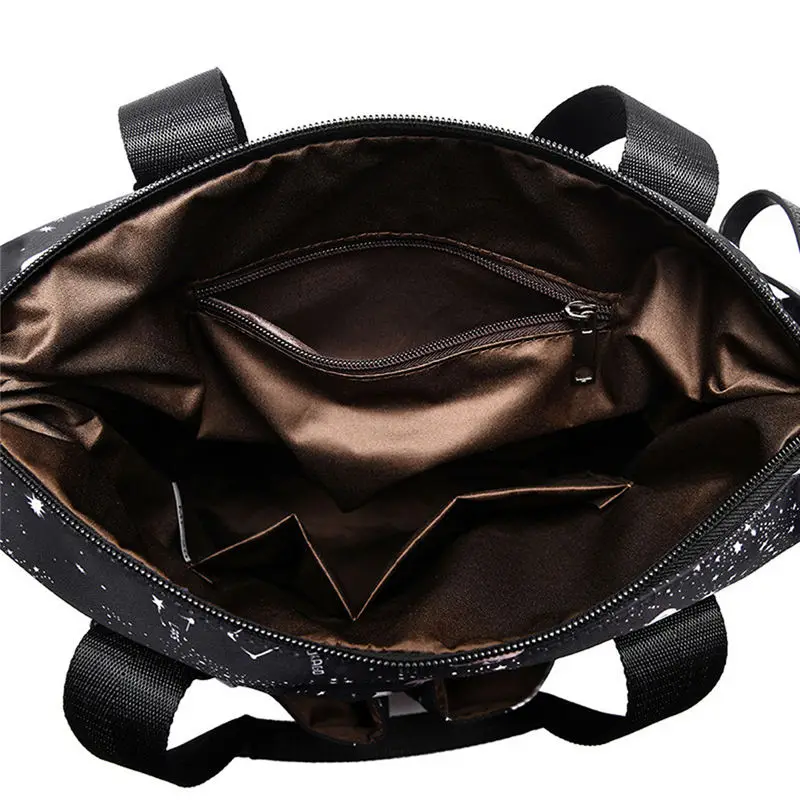 Fashion Women Oxford Cloth Starry Pattern Travel Shoulder Bag Hand Bag Mummy Bag bolso mujer sac a main torebki damskie 40AP1121