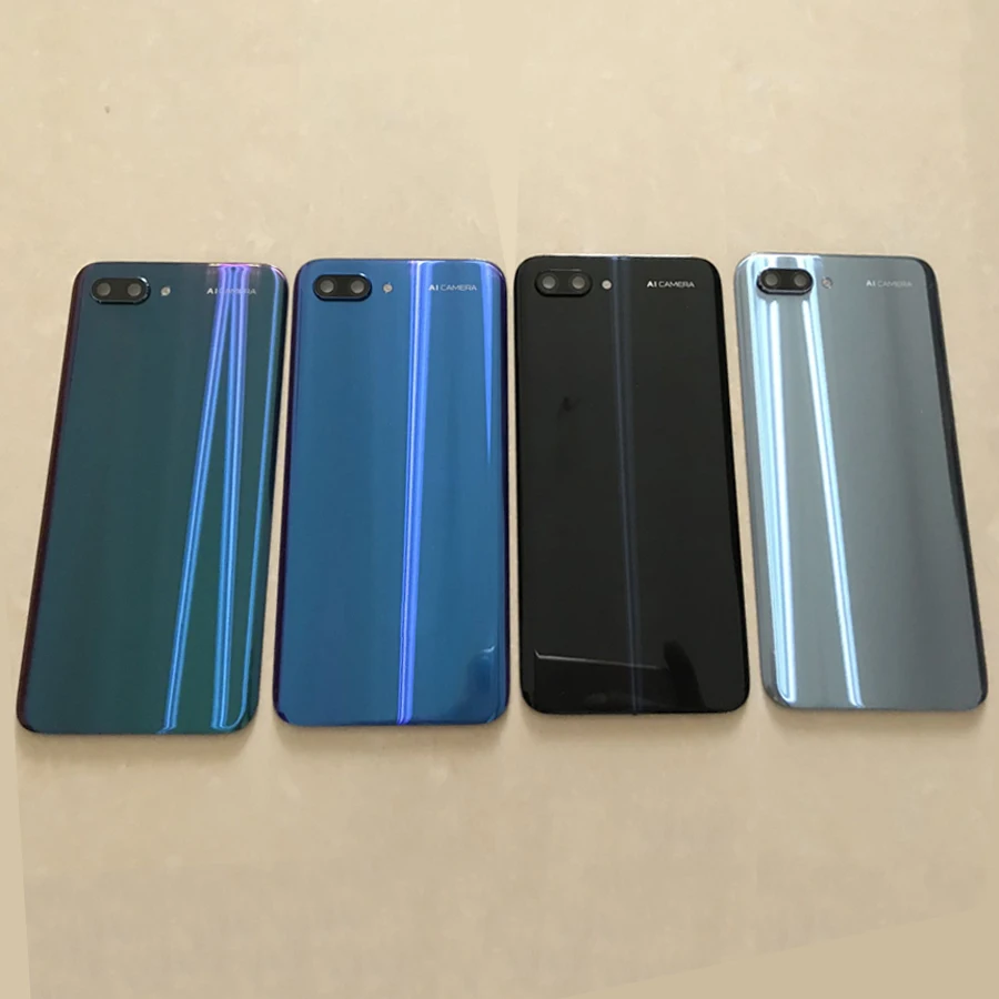 100% оригинальное стекло для Huawei honor 10 задняя крышка батарейного отсека корпуса