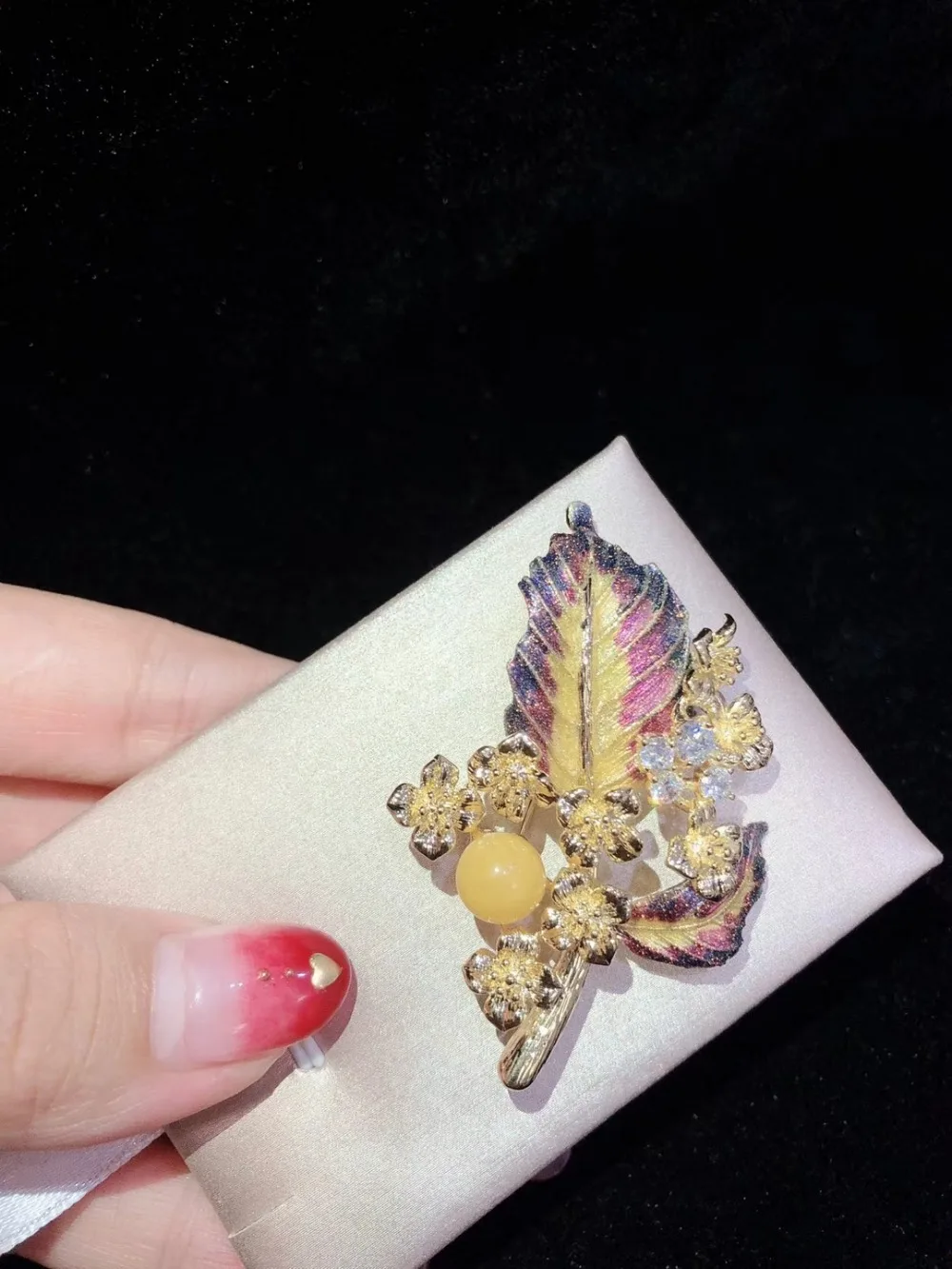 

Y250 Flower High Quality Golden plated Paved CZ Necklace Pendant Brooch Cubic Zirconia Jewelry Connector DIY Jewellery Making