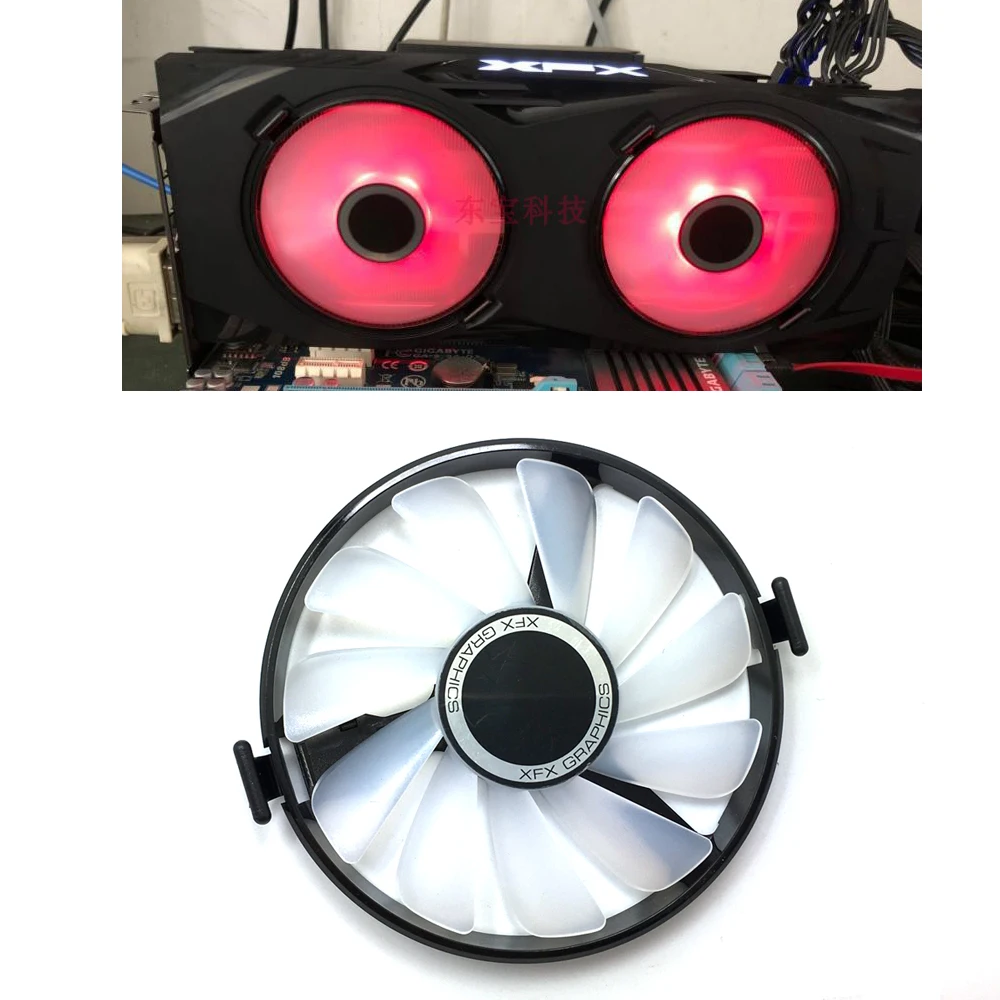 Новый FDC10U12S9 C вентилятор охлаждения для ПК заменить XFX AMD Radeon R7 360 RX 470 480 570 580 RX460 460