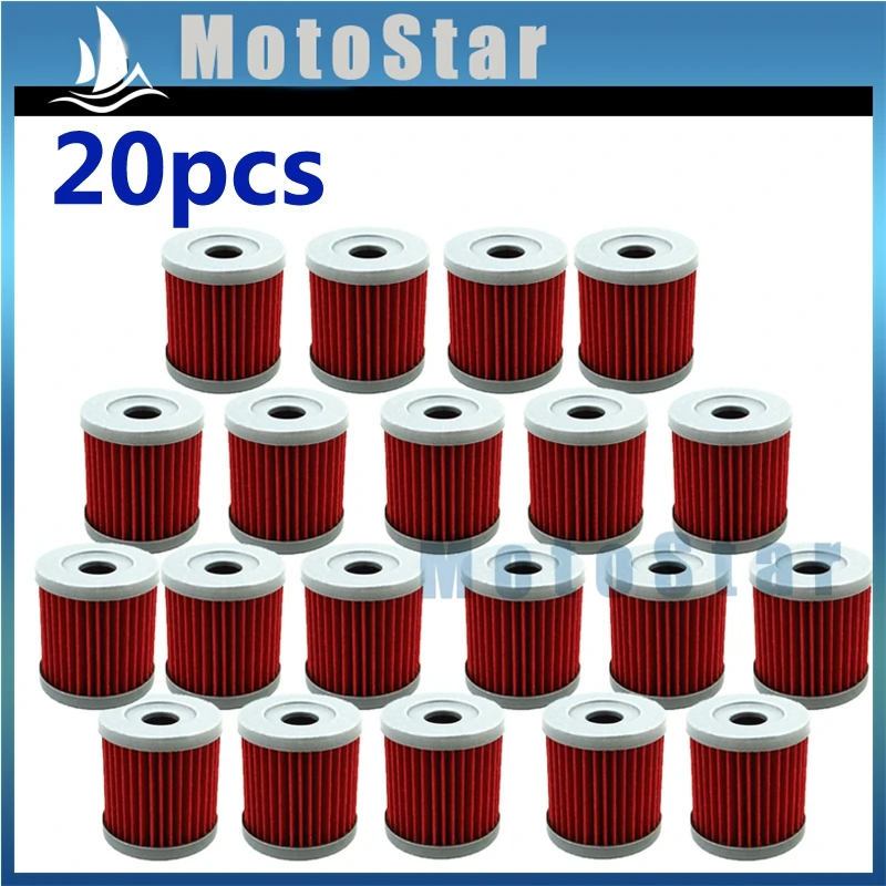 20pcs Oil Filter For DRZ 400 400E 400X 400SM KLX 400SR LTZ LTR450
