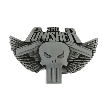 

The Punisher Brushed Nickle Belt Buckle