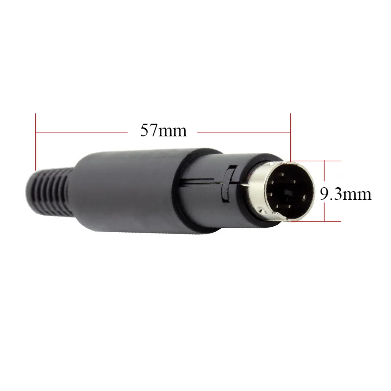 MINI 6pin DIN connector male plug