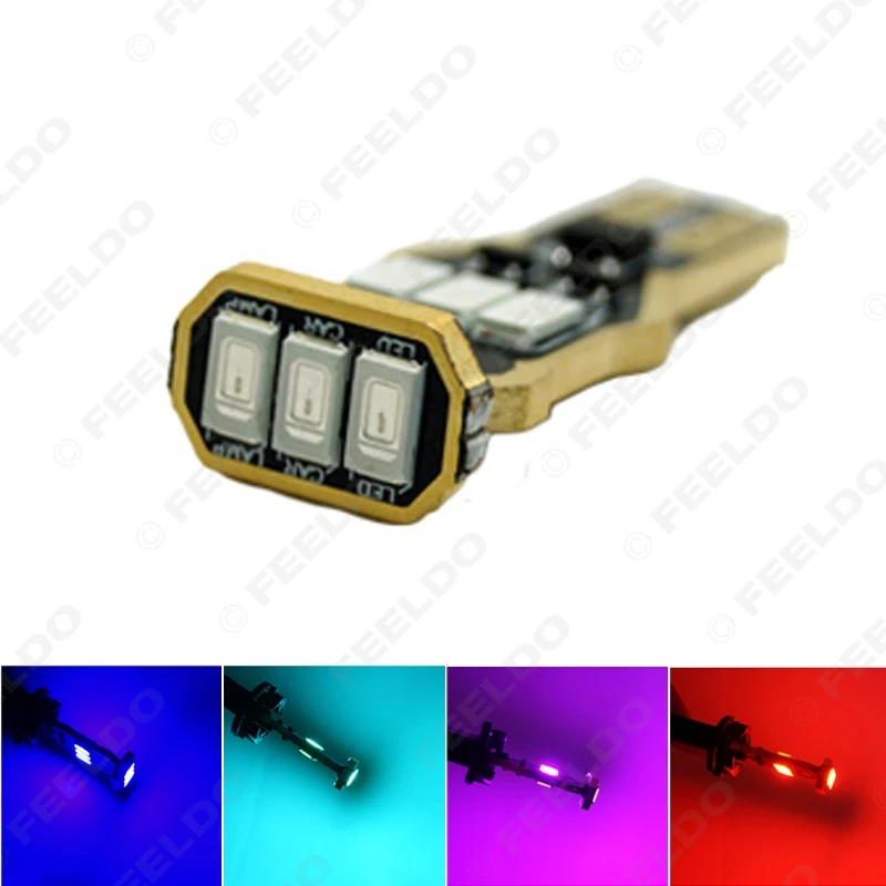 FEELDO 30 шт автомобильных 194/168/W5W Клин T15 9SMD 5730 CANBUS Error Free безэлектродная лампа дизайнерский светодиодный светильник # HQ2233