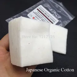 Аутентичные японский Чистый органический ватные тампоны хлопок ткань Японии для DIY распылитель rda RBA катушка Ecig