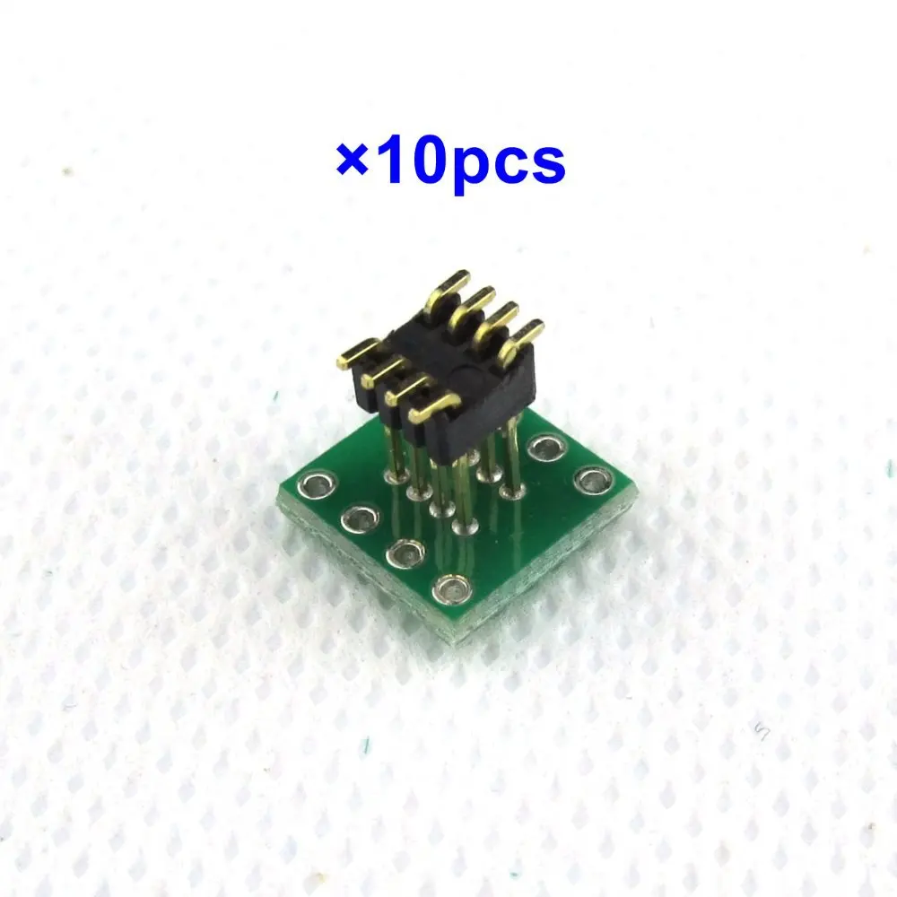 10pcs-DIP8-to-SOP8-Adapter-SOIC8-socket-pcb-1-27mm-converter-sop8 ...