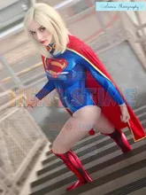 The New 52 Supergirl Cosplay Costume 3D Print Lady Women Girls Spandex Zentai Bodysuit Supergirl New 52 Suit 