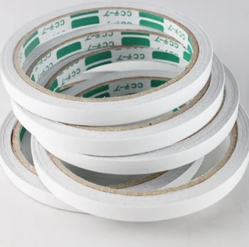 

10Pcs/set Simple Double Faced Adhesive Tape 8mmx12m High Viscosity Double Sided Sticky Tape White Very Convenient