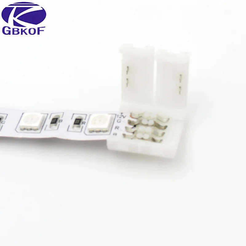 2835 5050 светодиодные ленты разъемы 2pin 8 мм/2pin 10 мм/4pin мм Бесплатная сварки разъем 5