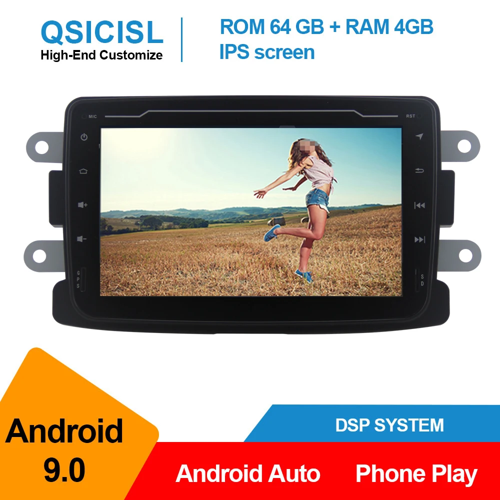Android 9 0 ips 7 &quotавтомобильный dvd gps плеер для Duster/Dacia/Sandero/Logan/Captur/Lada/Xray головное