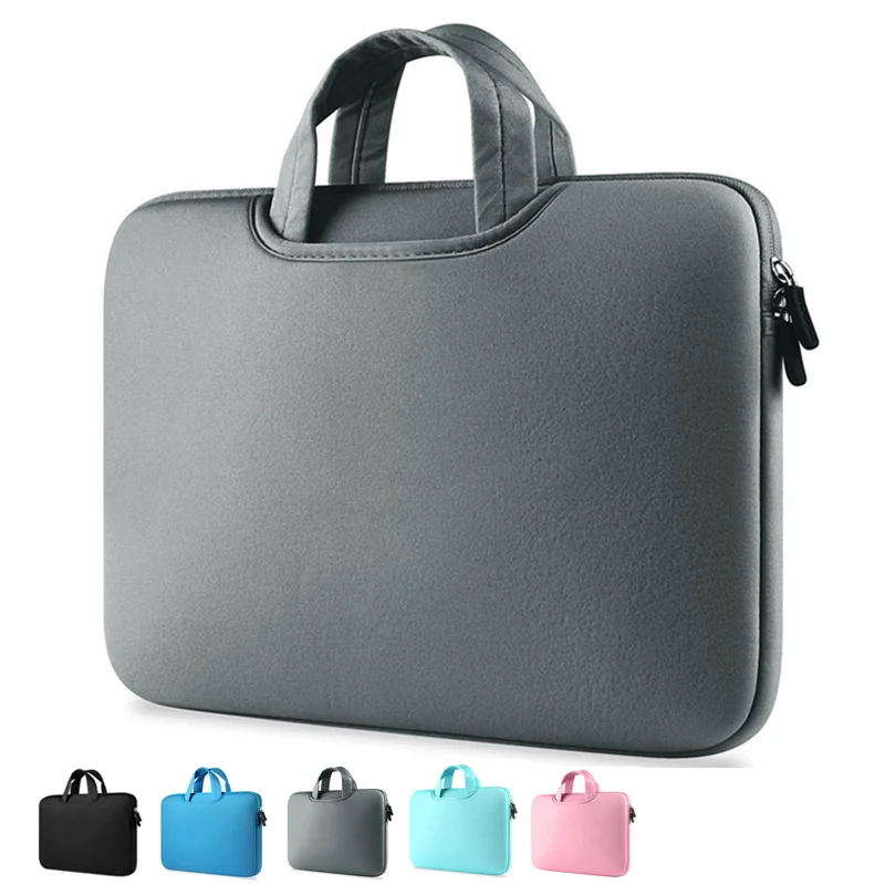 

11 12 13 14 15 15.6 inch Laptop Bag Computer Sleeve Case Handbags Dual Zipper Shockproof Notebook Cover For all laptop