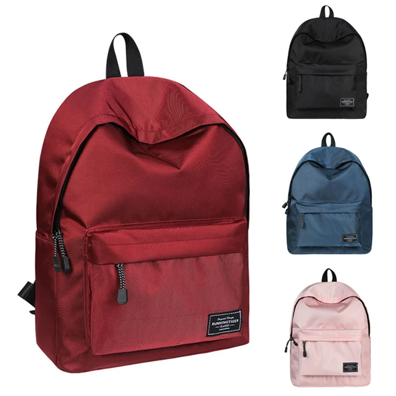 

2019 Fashion Men's and Women's Canvas Backpack Laptop Backpack Stylish Students School Bag Primary and Secondary Supplies