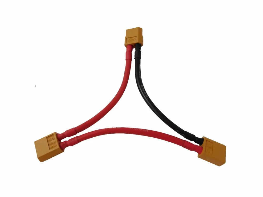 

XT60 Series Battery Connector Adapter 12AWG Silicone Wire Cable for RC Lipo Battery