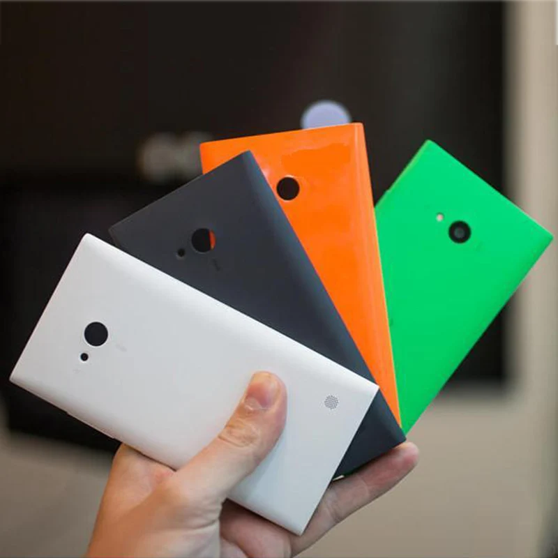 Оригинальная задняя крышка для Nokia 730 735 чехол аккумулятора Lumia без логотипа с