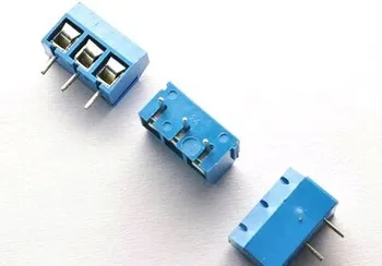 

New 100Pcs 5.08mm KF301-3P Blue Connect Terminal Screw Terminal Connector H01