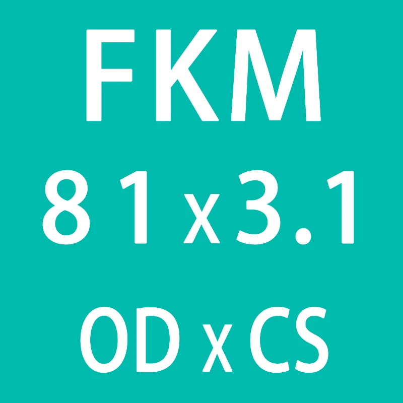 Резиновое кольцо зеленый FKM уплотнительное кольцо 3,1 мм Толщина OD81/85/88/90/91/92/95/96/100/105/110 мм резиновые уплотнительные кольца масло для уплотнения прокладки шайба - Цвет: OD81mm