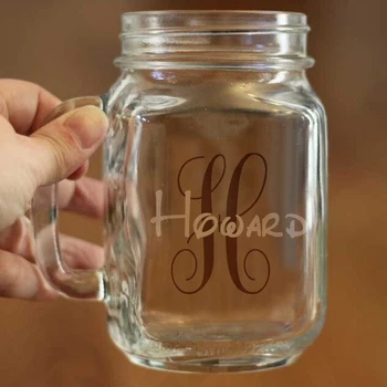 

Free Shipping Modern Style Marson Jar Cups Water Juice and Beverage Container Vintage Storage Bottle & Jars Popular for Wedding