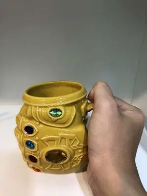 Marvel аниме стерео боевые перчатки кулак чашка для кофе, молока большой объем для воды стекло мультфильм креативная керамическая кружка чашка