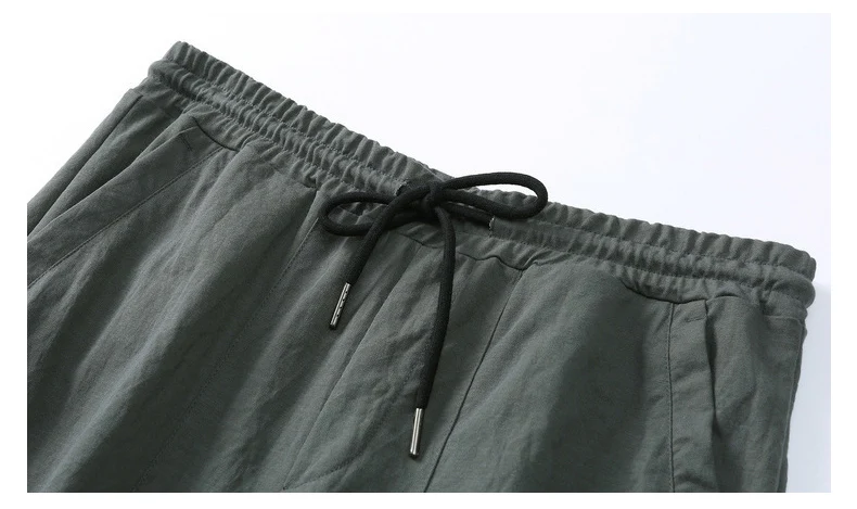 Пионерский лагерь Новые летние тонкие повседневные брюки Мужская брендовая одежда однотонные мягкие брюки до щиколотки мужские