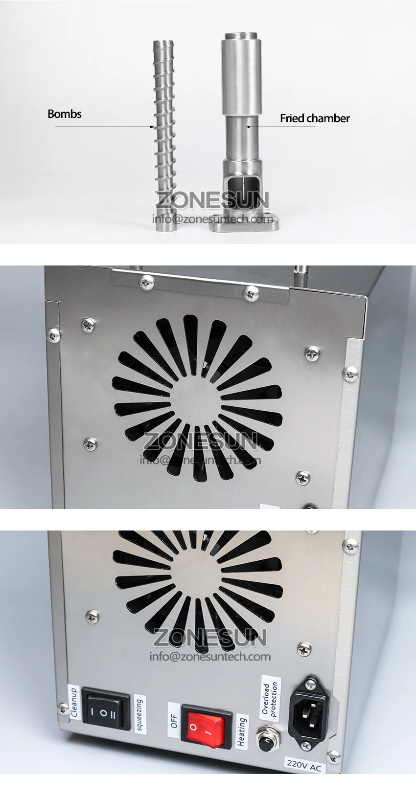 ZONESUN CT-309 машина для прессования семян орехов из нержавеющей стали пресс для масла er пресс машина