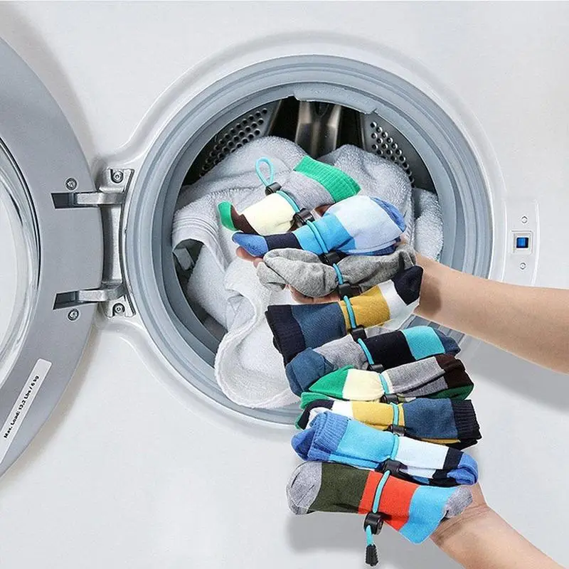 

Foldable Socks Organizer Storage Line Bra Underwear Clothesline Dry Washing Line Closet Box Easy for Drying Socks Tools