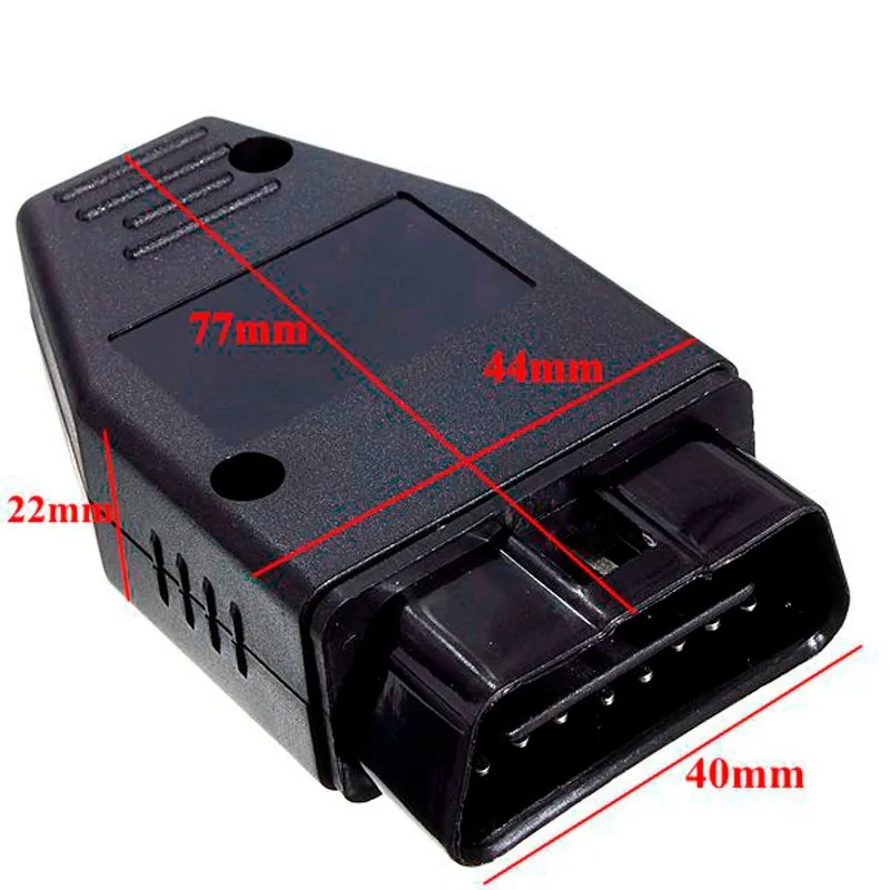 3 шт./лот OBD 16Pin EOBD2 OBDii OBDII OBD2 J1962 штекер адаптера