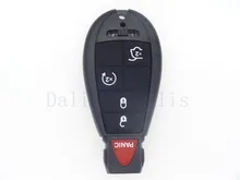 New Replacement car Key Shell Blank case for Chrysler Jeep Commander Grand Chero Smart Remote Key Fob 1pc with smart key