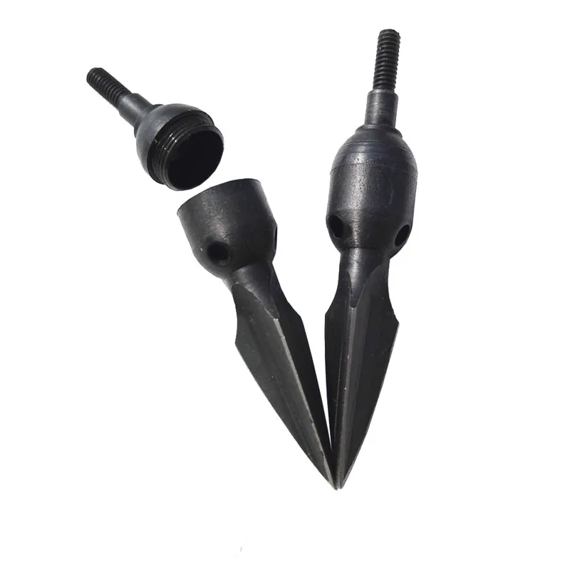 Arco e Flecha Ligas de Aço Pontas de Flechas Apito Arrowhead Broadhead Caça 2.9 Polegada Pontos Arco 6 Pcs 5 Esporte e Lazer