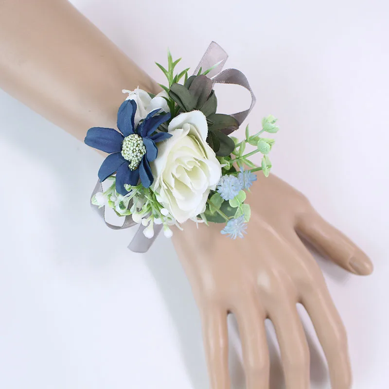 2    wedding Wrist Corsage Bracelet wrist flower  (38)
