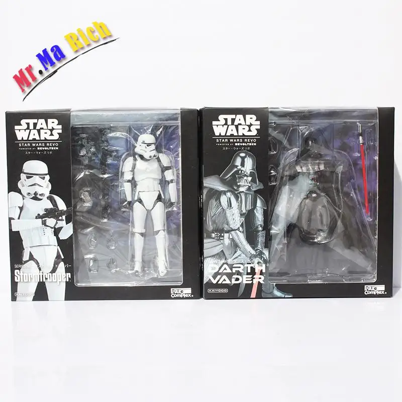 2pcs/lot 18cm Star Wars Figure Darth Vader Stormtrooper Pvc Action Figures Collectible Model Star Wars Toy 2pcs/lot 18cm Star Wars Figure Darth Vader Stormtrooper Pvc Action Figures Collectible Model Star Wars Toy
