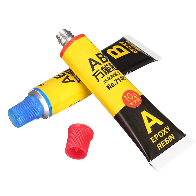 MTGATHER 2 pcs/set Epoxy Resin Contact Adhesive Super Glue For Glass Metal Ceramic Stationery