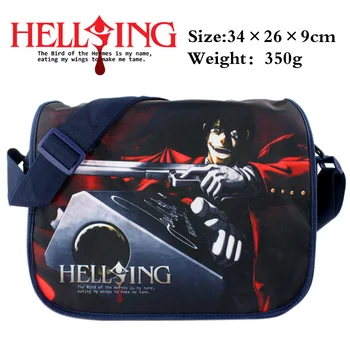 

Polyester shoulder bag with colorful printing of Anime HELLSING Alucard