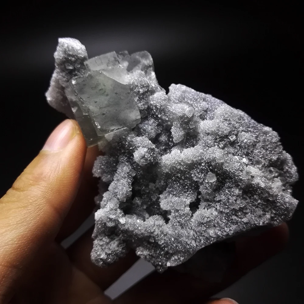 

120.2g NATURAL Stones and Minerals GREEN Fluorite White quartz crystal RARE ORE UNIQUE SPECIMENS Y4-11