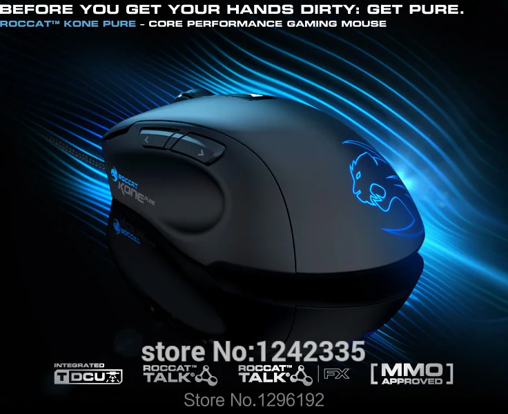 100 Original Roccat Kone Pure Laser Gaming Mouse 00dpi Pro Aim R3 Sensor Core Performance Gaming Mouse Mouse Grey Mouse Trapmouse Intelligence Aliexpress