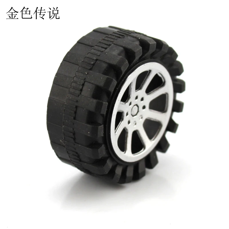 

10 Piece JMT 2.9 * 47mm Coarse Grain Wheel Plastic Wheel DIY Technology Production Model Toy Car F19182
