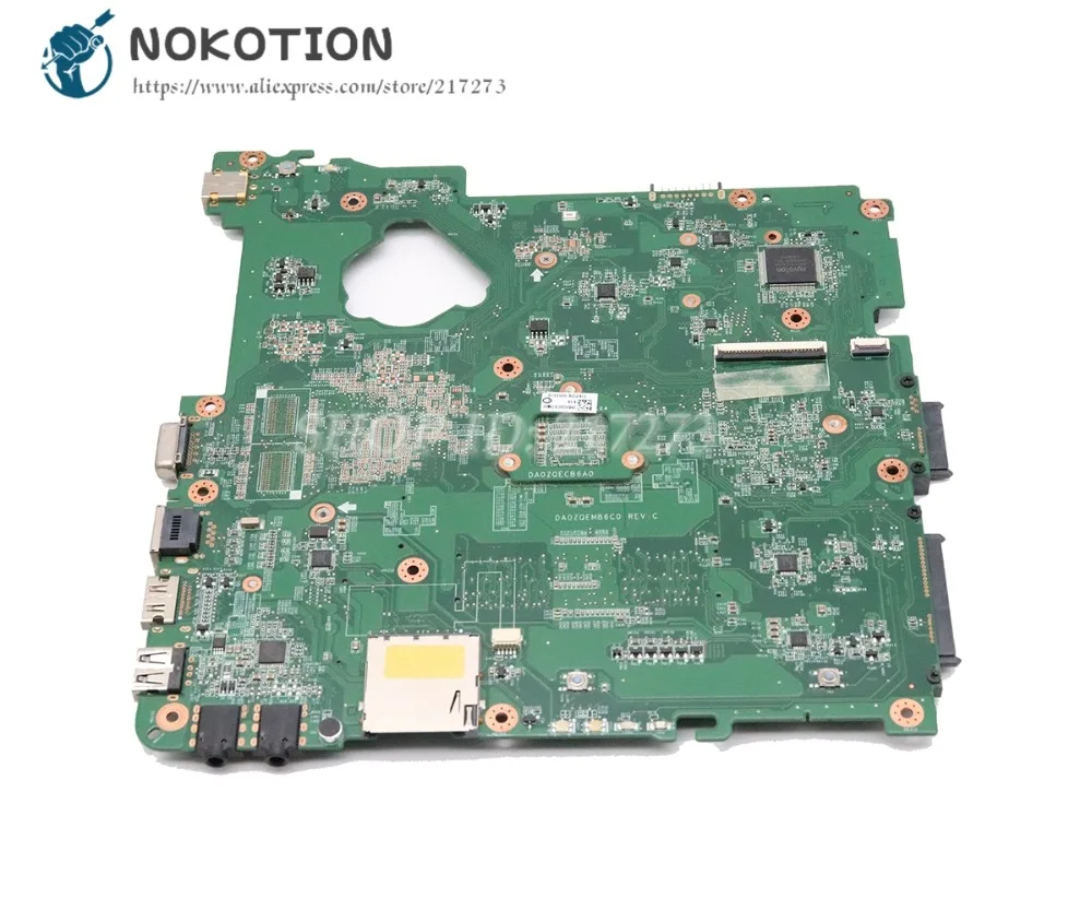 NOKOTION для acer aspire 4253 материнская плата для ноутбука DDR3 с процессором на плате DA0ZQEMB6C0 MBRDT06001 MB. Rdt06001