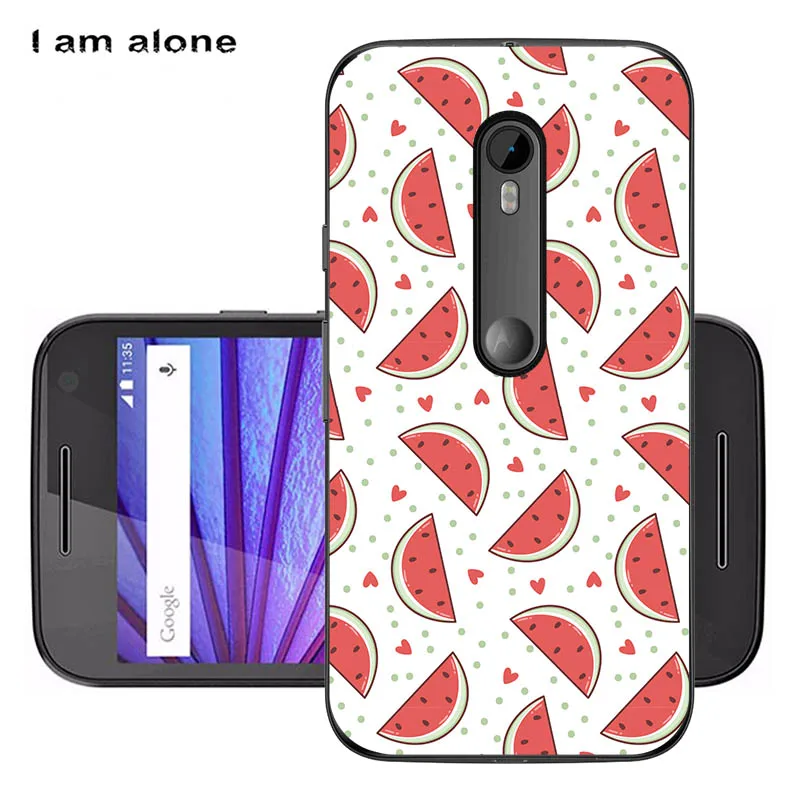 Чехлы для телефонов I am alone, для Motorola Moto G3, 5,0 дюймов, мягкий ТПУ чехол для мобильного телефона, милая сумка для Motorola Moto G3 - Цвет: Soft TPU S43