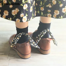 [Cospacool] японская мода харадзюку мультфильм стиль женщин Calcetines творческий ручной работы милые цветочные Meias Sokken хлопок забавные носки