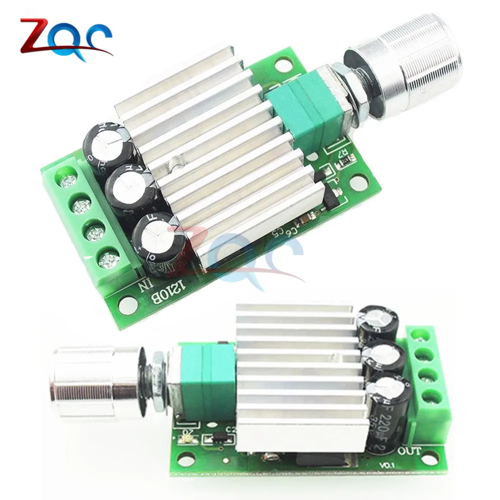 

DC 12V-30V 6V 12V 24V 30V 10A DC Motor PWM Speed Controller Board Module Speed Control