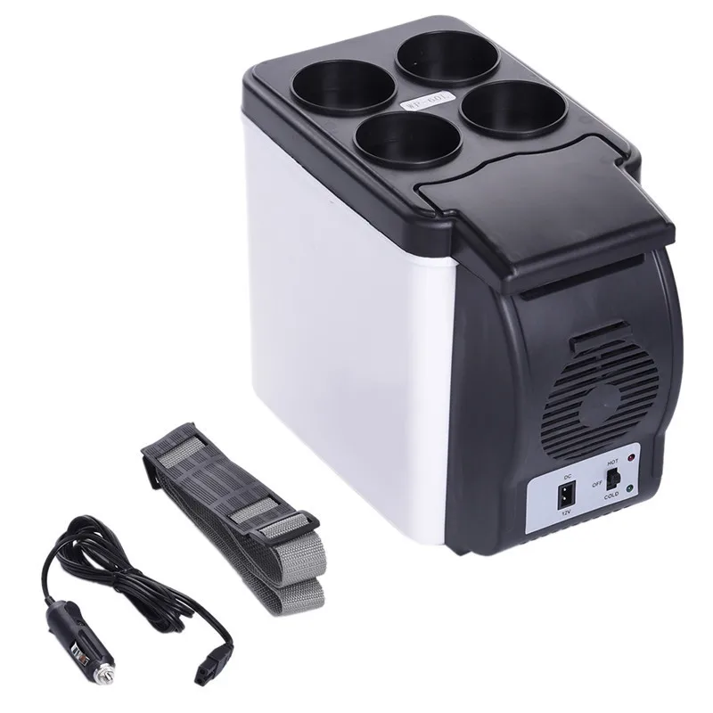 Mini 6L Warming Cooling Car Refrigerator DC 12V for Vehicle auto freezer heat fridge Keep cool warm multi function with charger Mini 6L Warming Cooling Car Refrigerator DC 12V for Vehicle auto freezer heat fridge Keep cool warm multi function with charger