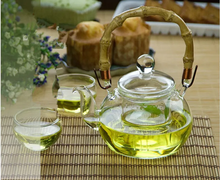 

New arrival 600ml glass teapot with Filter free shipping , rountine teapot series, hot selling