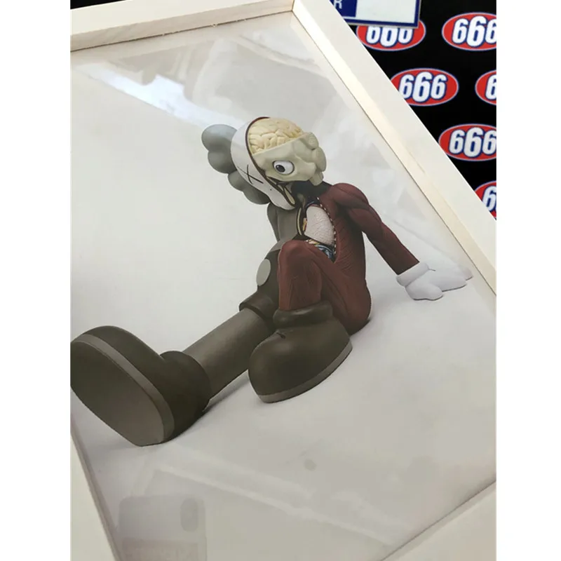 

KAWS BRIAN Anatomy Wall Decor Street Art OriginalFake The Poster Frame Home Decor Action Figure Collection Model Toy M1013