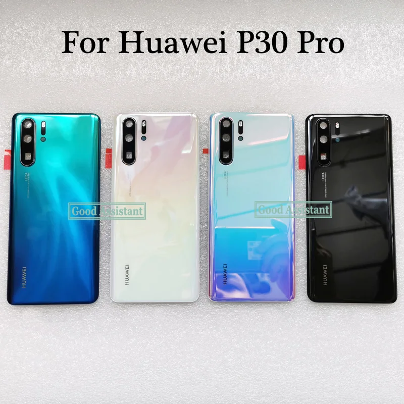 6,5 дюйма, для huawei P30 Pro, VOG-AL00, VOG-TL00, задняя крышка, крышка батареи, корпус, чехол, Задняя стеклянная линза, запчасти для замены