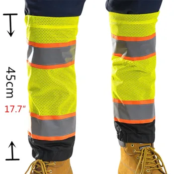 

Reflective leggings protection nocturnal walk safety net cloth leggings night ride highlighted