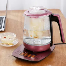 Электрический чайник отверждения горшок Птичье гнездо тушеное полностью автоматическое утолщенное стекло simmer Многофункциональная Защита от перегрева чая